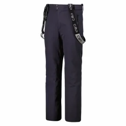 Pantaloni elasticizzati da sci tinta unita