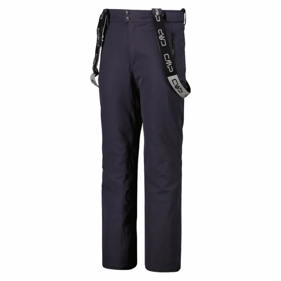 Pantaloni elasticizzati da sci tinta unita