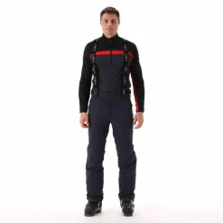 Pantaloni elasticizzati da sci tinta unita