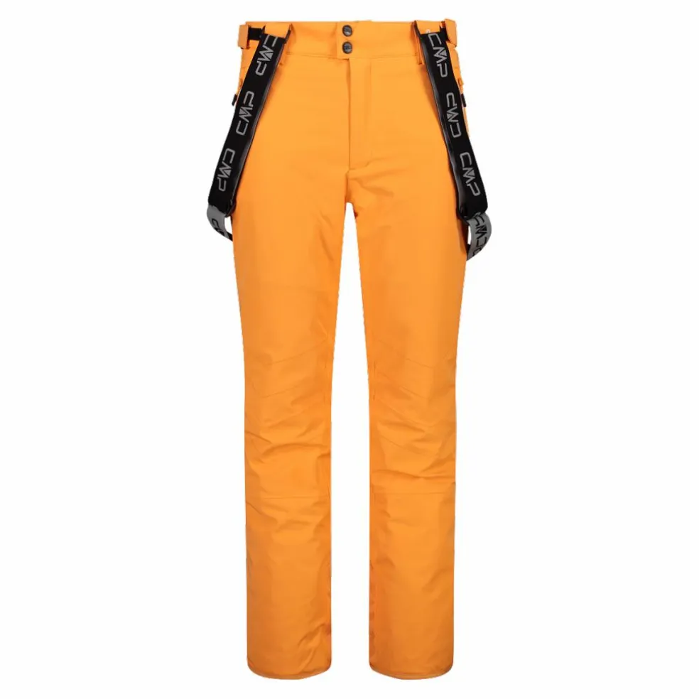 Pantaloni elasticizzati da sci tinta unita