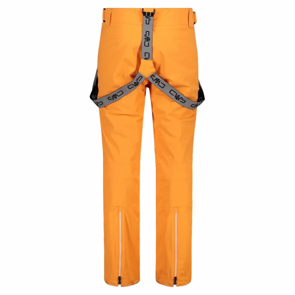 Pantaloni elasticizzati da sci tinta unita