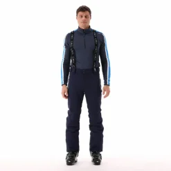 Pantaloni elasticizzati da sci tinta unita