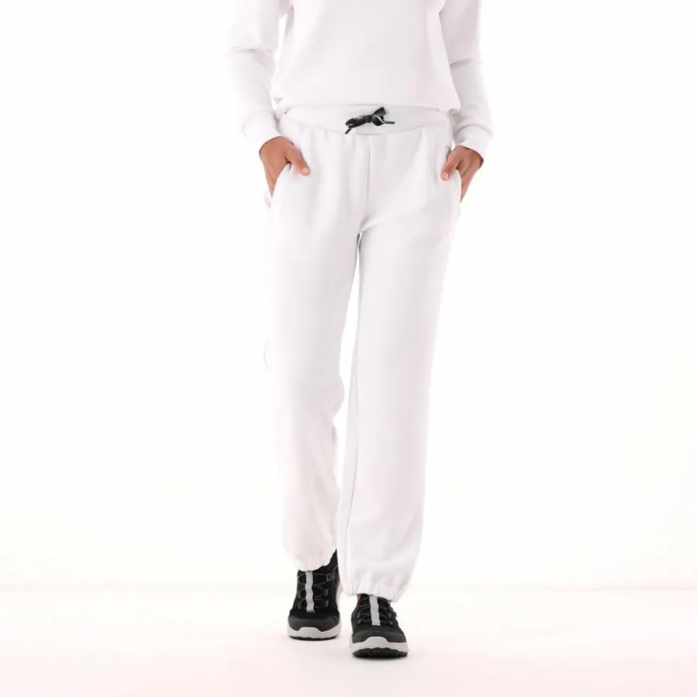 Pantaloni in Light French Terry Stretch da Donna