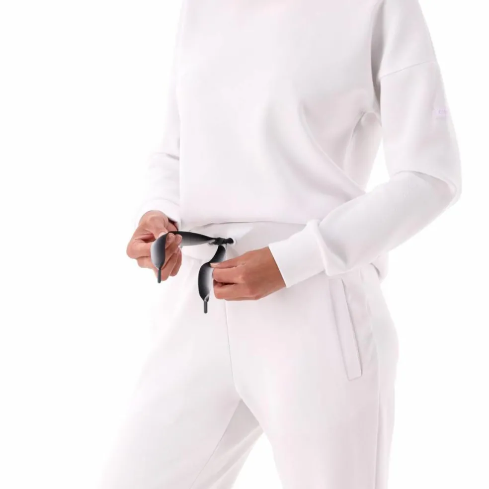 Pantaloni in Light French Terry Stretch da Donna