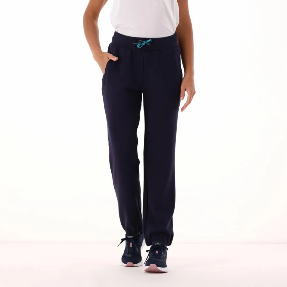 Pantaloni in Light French Terry Stretch da Donna