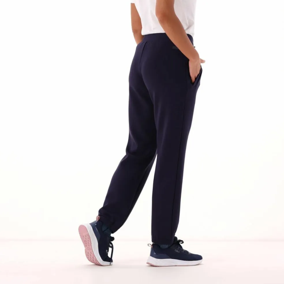 Pantaloni in Light French Terry Stretch da Donna