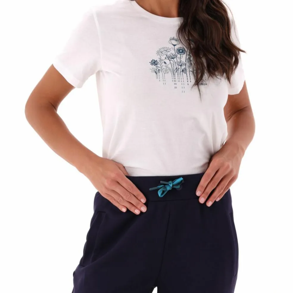 Pantaloni in Light French Terry Stretch da Donna