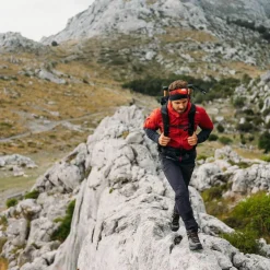 Pantaloni in nylon elastico da trekking uomo