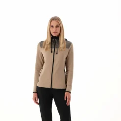 Pantaloni in pile elasticizzato da donna secondo strato