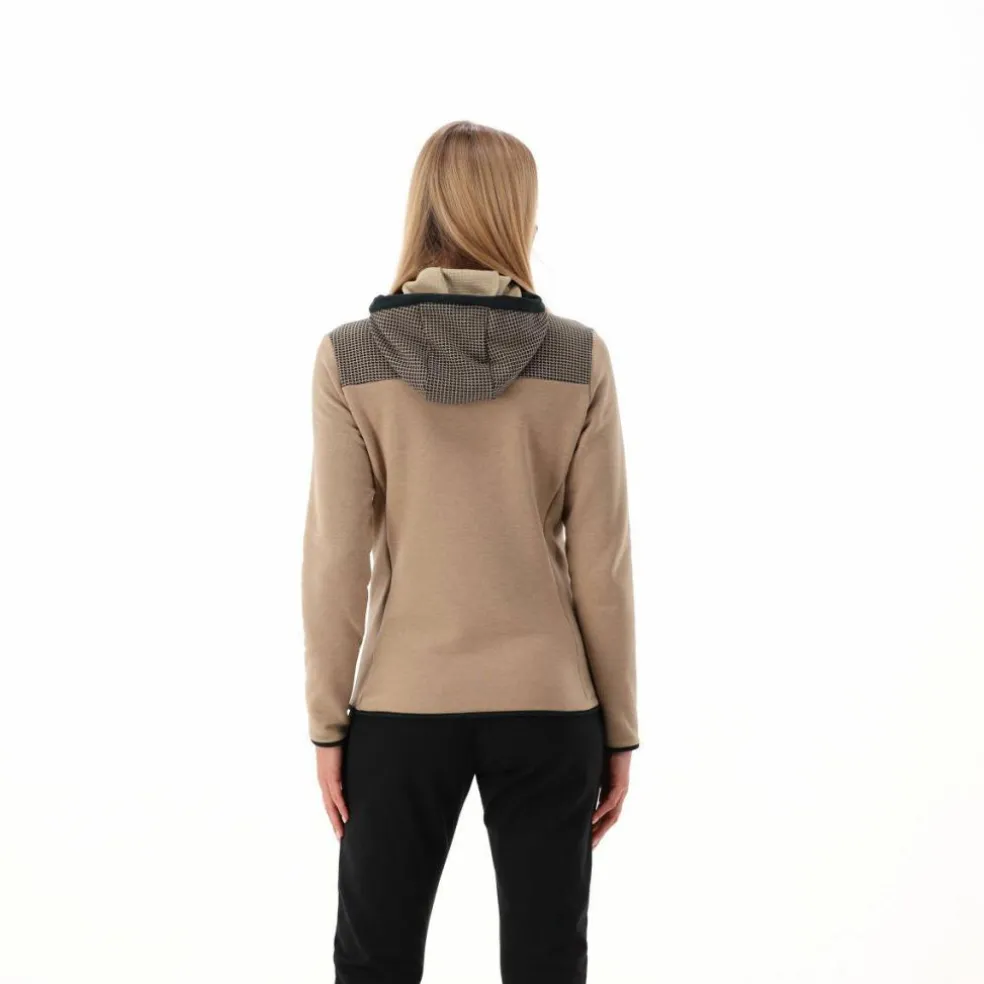 Pantaloni in pile elasticizzato da donna secondo strato