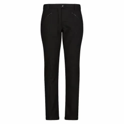 Pantaloni in softshell con cucitura frontale a vista da donna