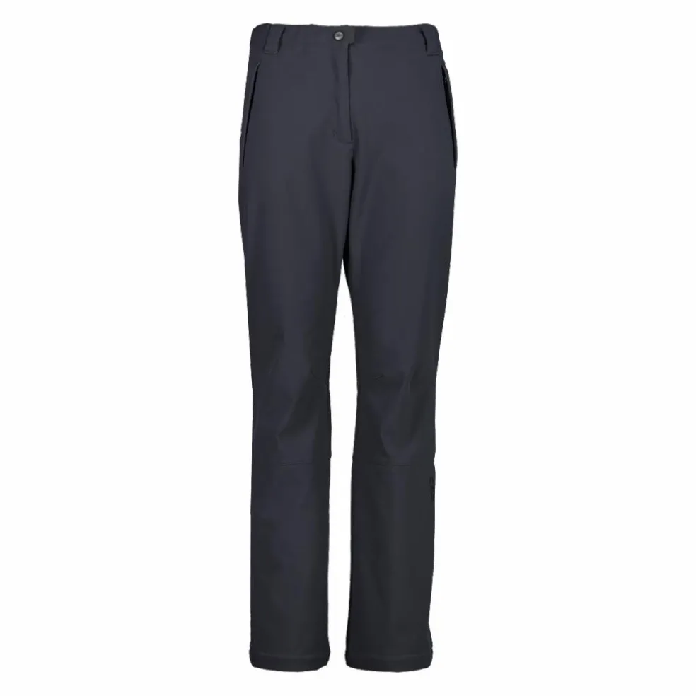 Pantaloni in softshell da donna con ghetta