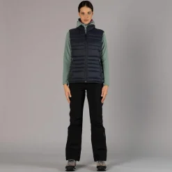 Pantaloni in softshell da donna con ghetta