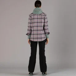 Pantaloni in softshell da donna con ghetta