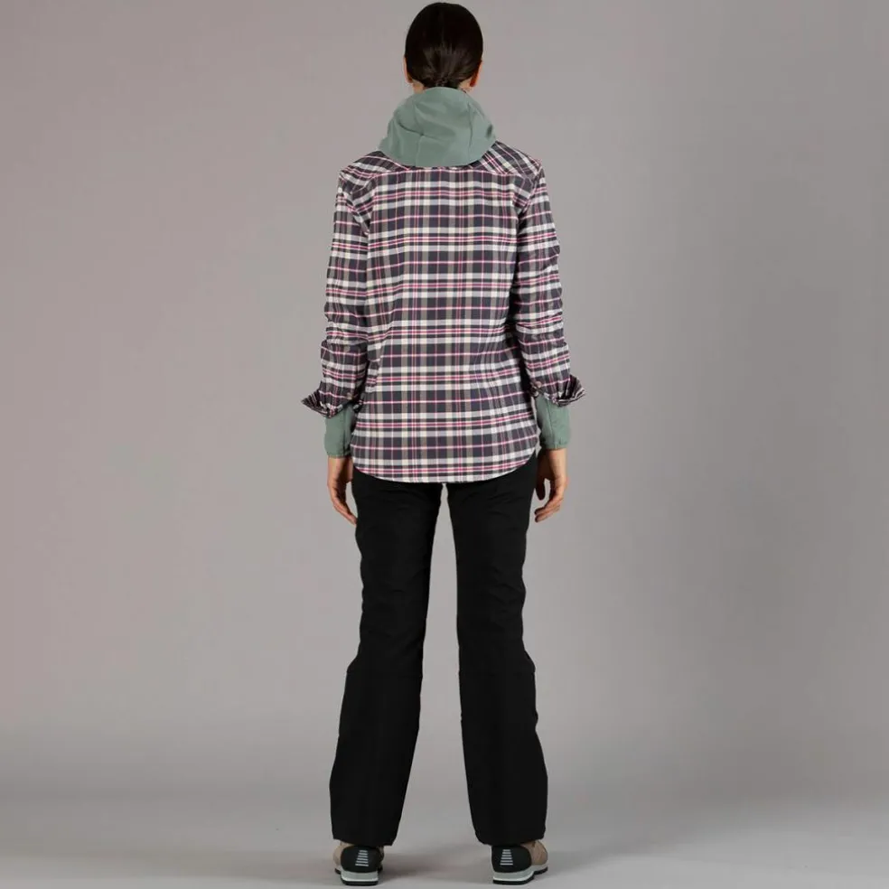 Pantaloni in softshell da donna con ghetta