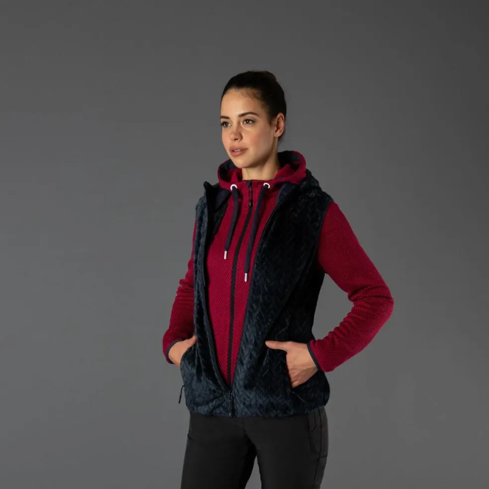 Pantaloni in softshell da donna con ghetta