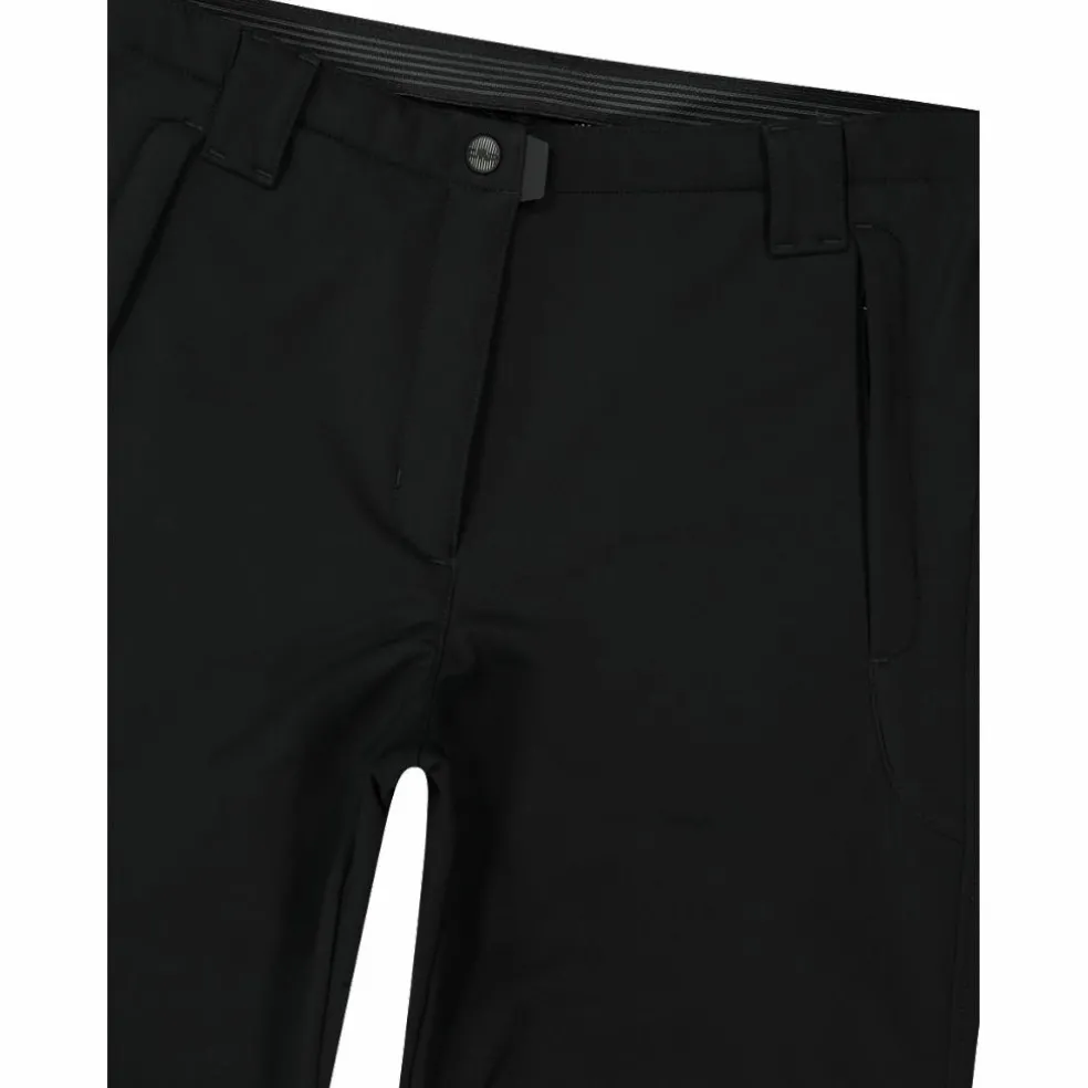 Pantaloni in softshell da donna con ghetta