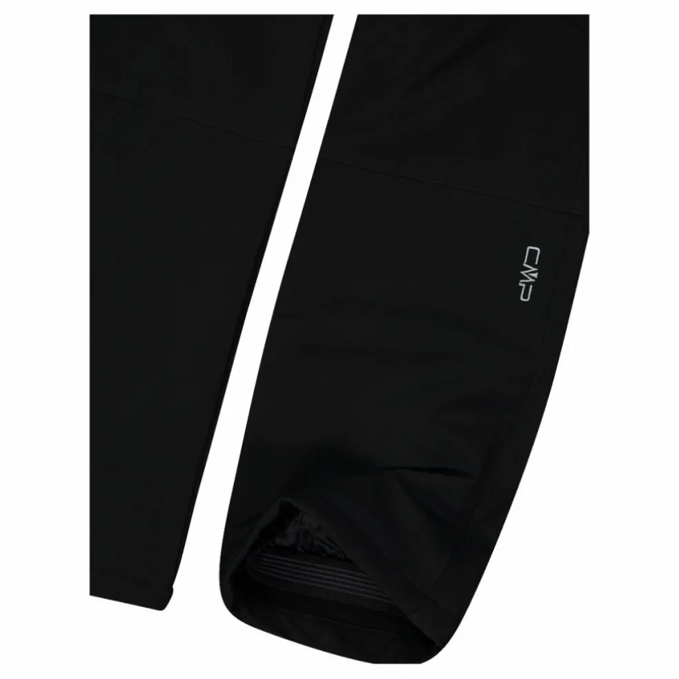 Pantaloni in softshell da donna con ghetta
