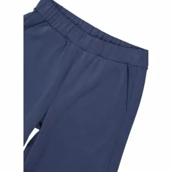 Pantaloni lunghi da donna a gamba larga con finitura in modal satinato