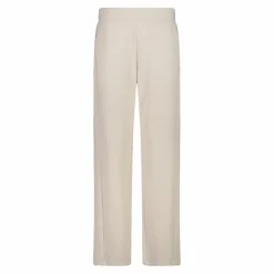 Pantaloni lunghi da donna dalla vestibilità regolare con finitura in modal satinato