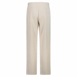 Pantaloni lunghi da donna dalla vestibilità regolare con finitura in modal satinato