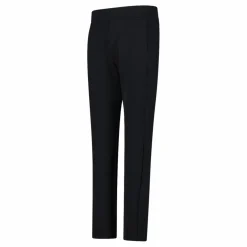 Pantaloni lunghi da donna dalla vestibilità regolare con finitura in modal satinato