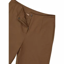 Pantaloni lunghi da donna in tessuto a maglia interlock