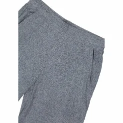 Pantaloni lunghi da donna in tessuto jersey mélange