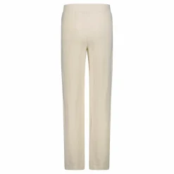 Pantaloni lunghi da donna in tessuto jersey mélange