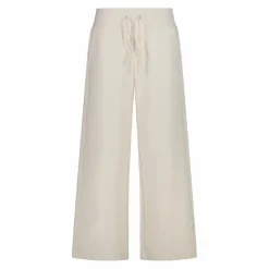 Pantaloni lunghi da donna in tessuto a maglia interlock