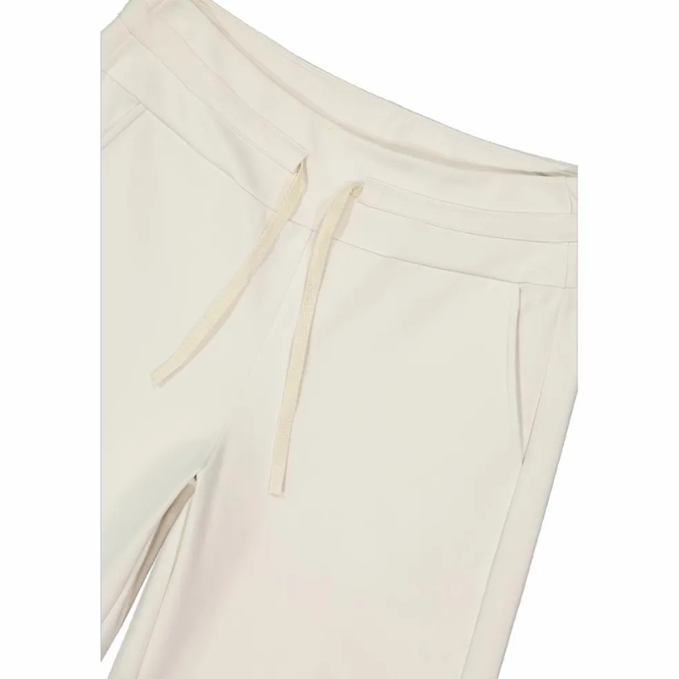 Pantaloni lunghi da donna in tessuto a maglia interlock