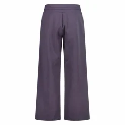 Pantaloni lunghi da donna in tessuto a maglia interlock