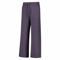 Pantaloni lunghi da donna in tessuto a maglia interlock
