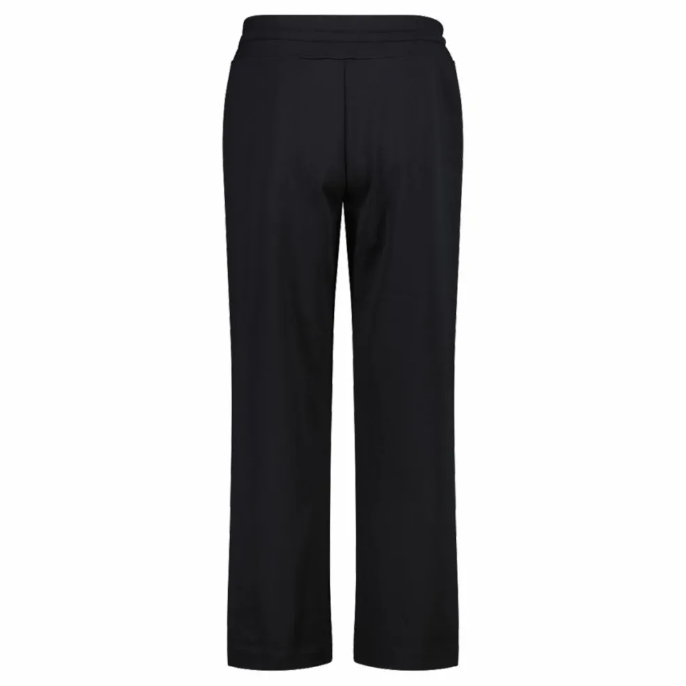 Pantaloni lunghi da donna in tessuto a maglia interlock