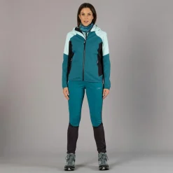 Pantaloni skitouring antivento Unlimitech da donna in Stretch Performance