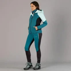 Pantaloni skitouring antivento Unlimitech da donna in Stretch Performance