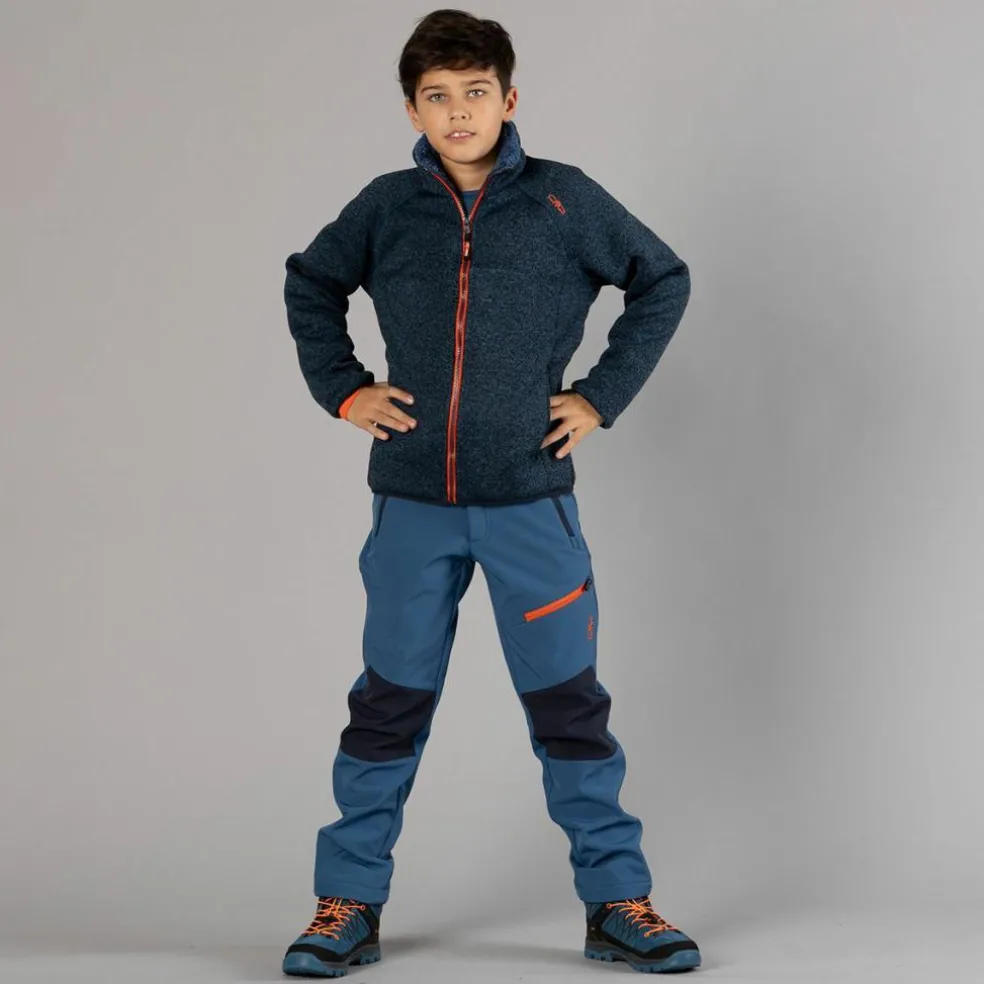 Pantaloni trekking da bambino in softshell