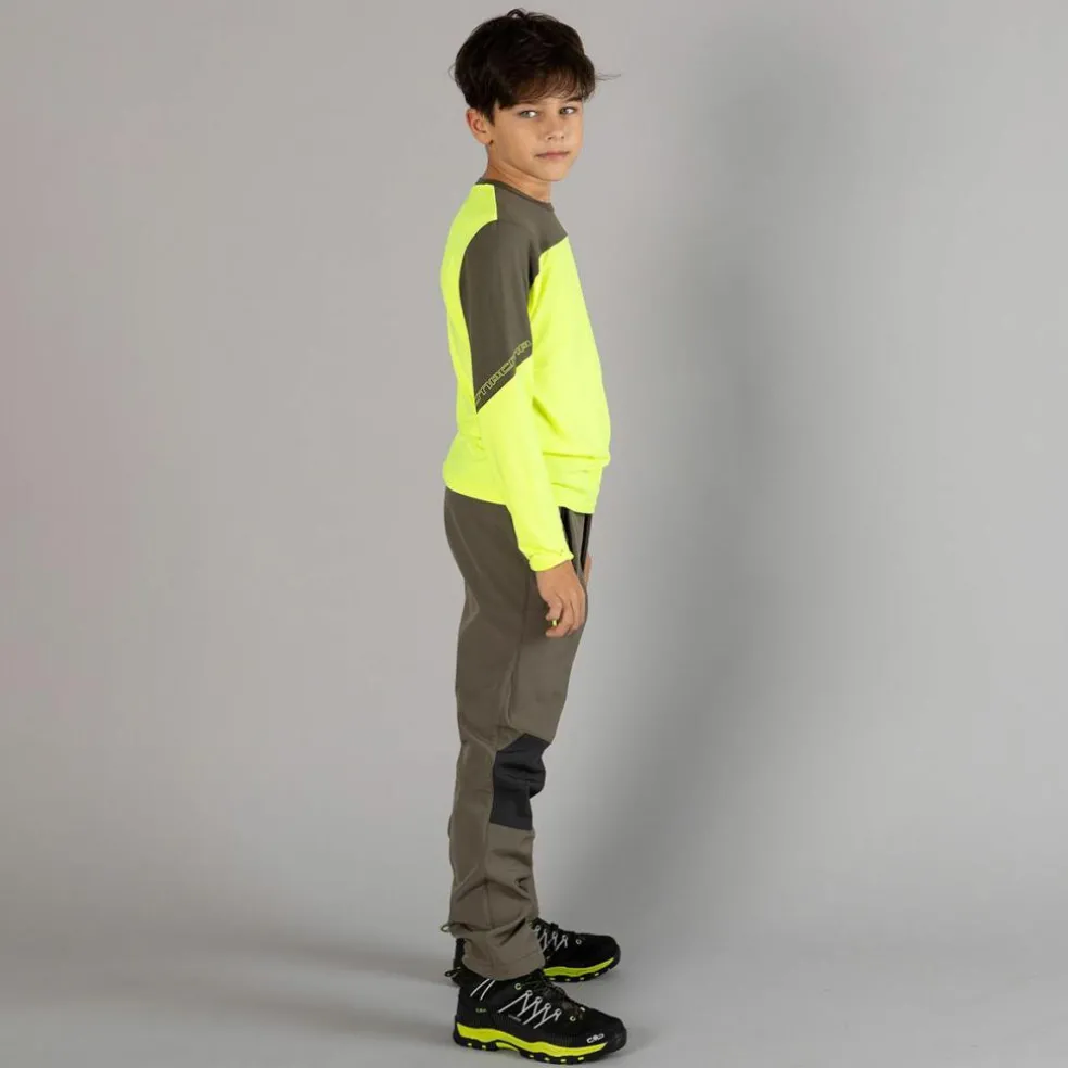 Pantaloni trekking da bambino in softshell