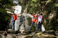 Pantaloni trekking da bambino in softshell