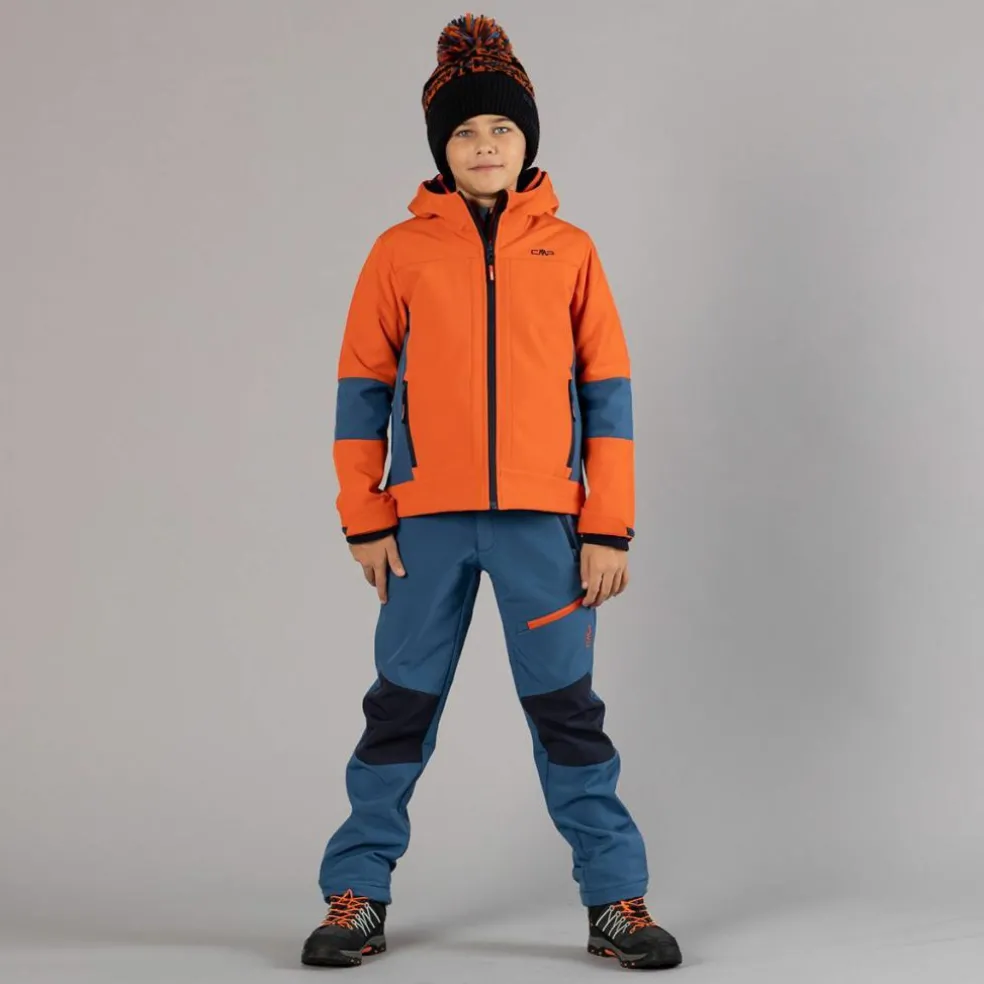 Pantaloni trekking da bambino in softshell