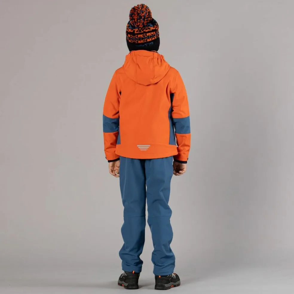 Pantaloni trekking da bambino in softshell