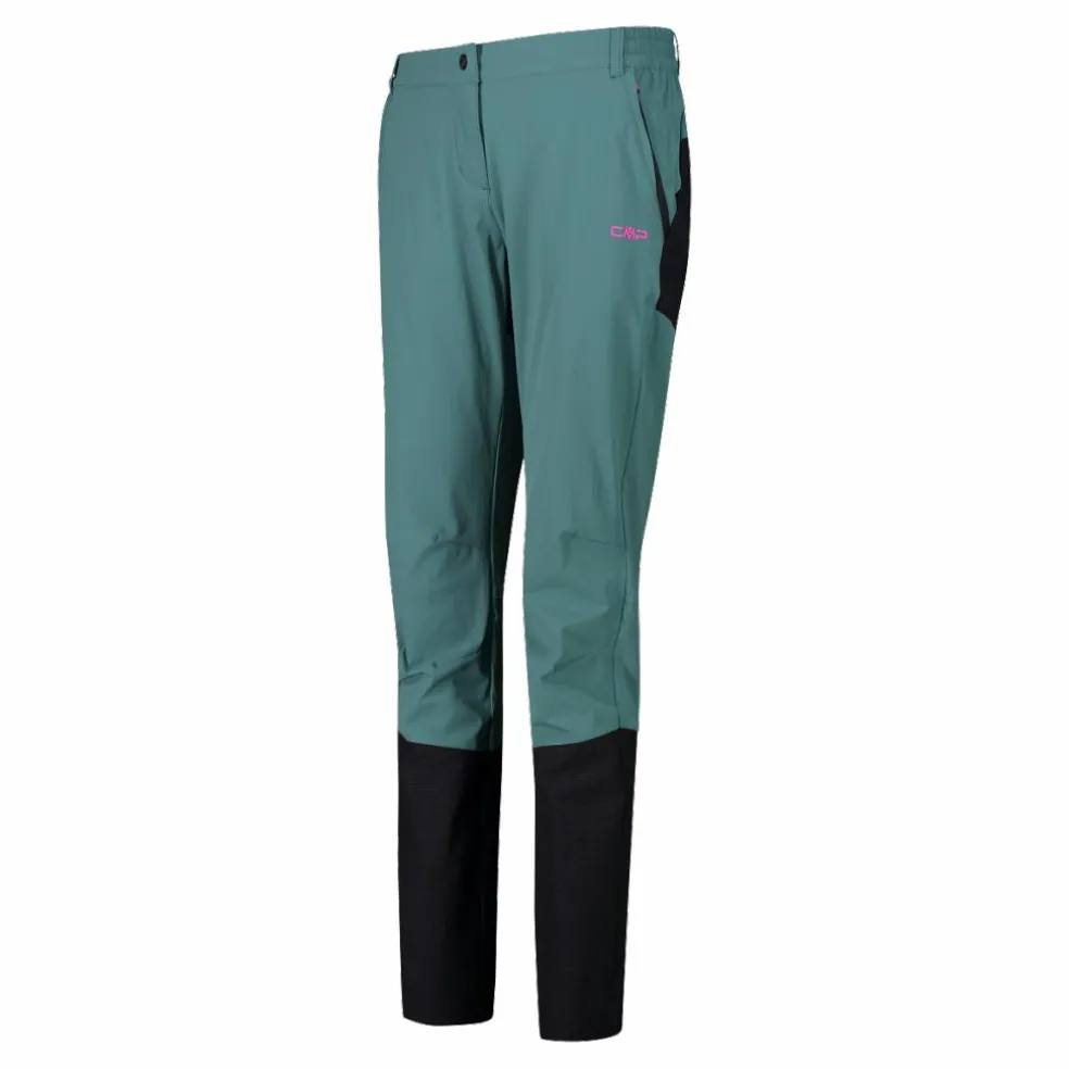 Pantaloni trekking ginocchia rinforzate da donna