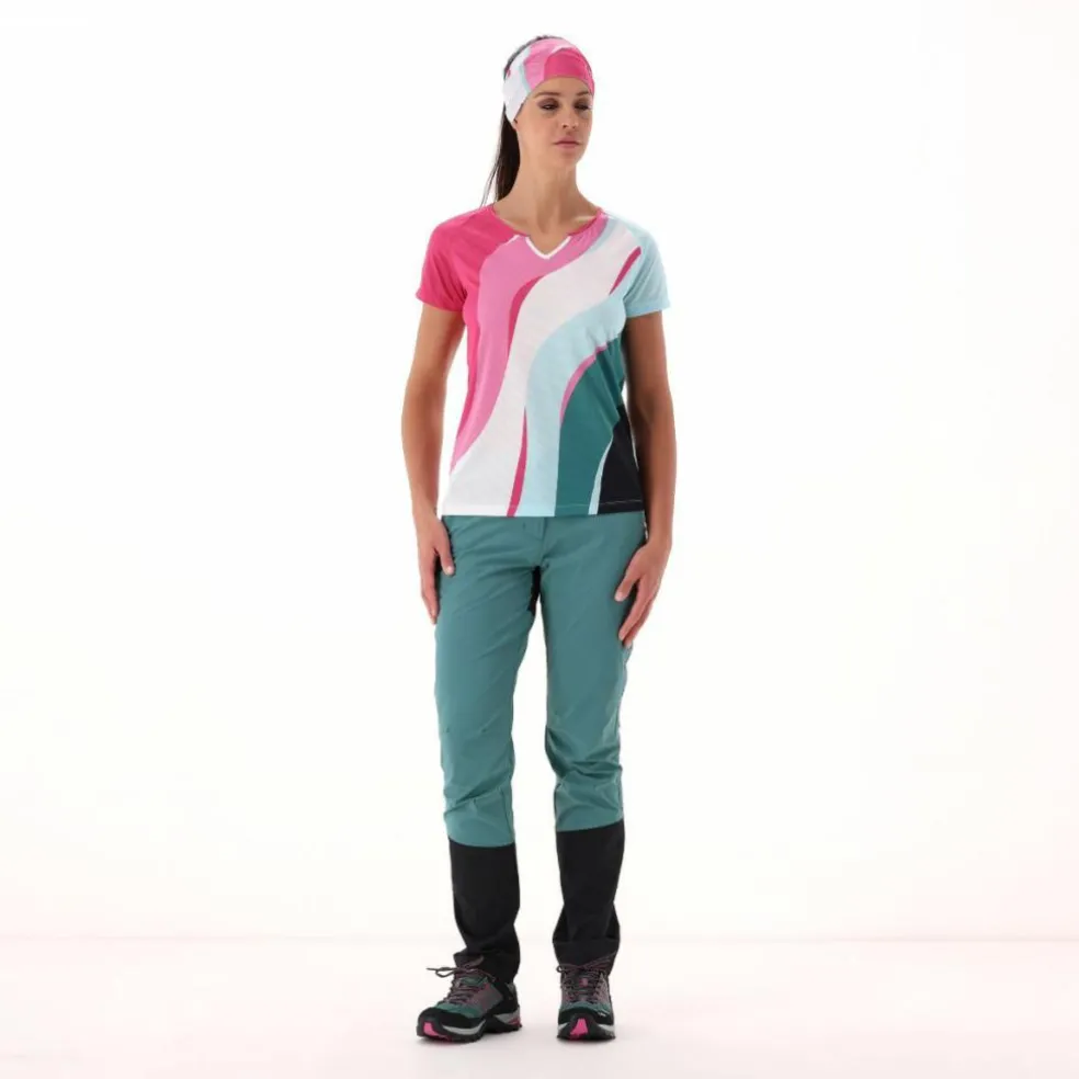 Pantaloni trekking ginocchia rinforzate da donna