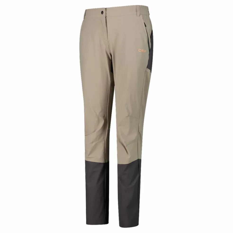 Pantaloni trekking ginocchia rinforzate da donna