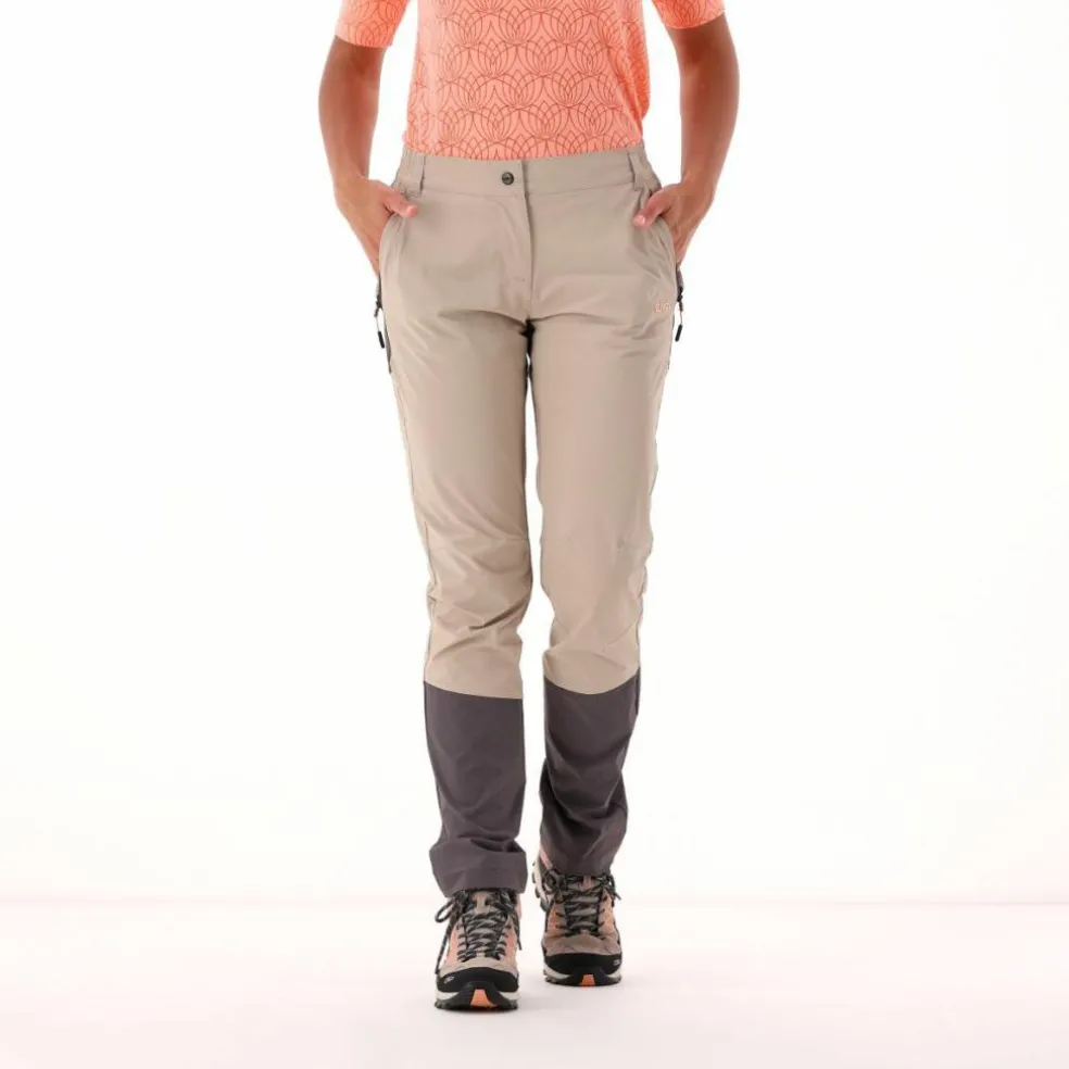 Pantaloni trekking ginocchia rinforzate da donna