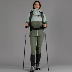 Pantaloni trekking ginocchia rinforzate da donna