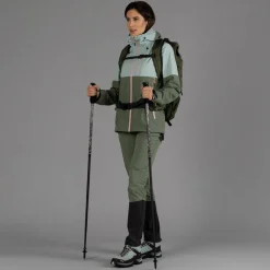 Pantaloni trekking ginocchia rinforzate da donna