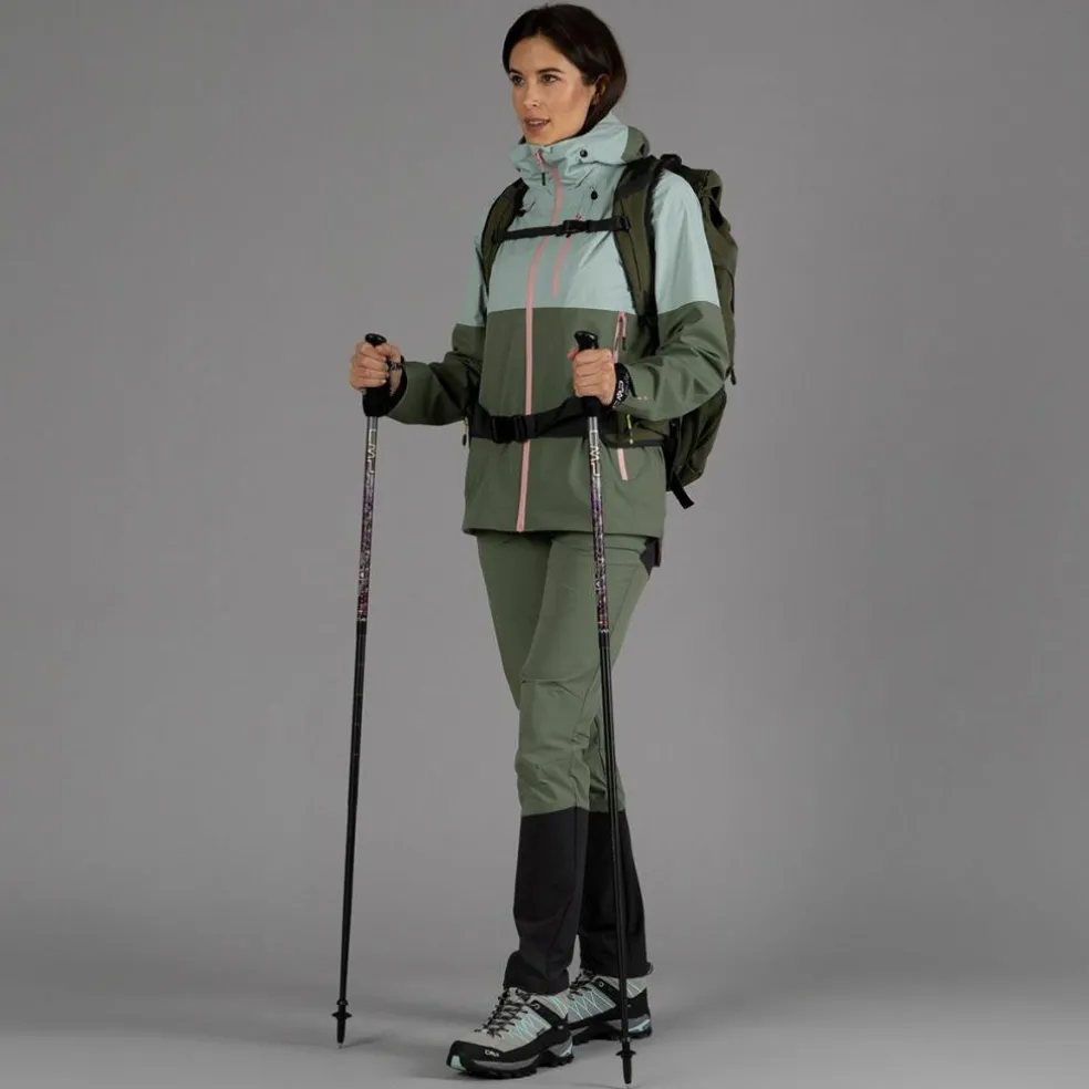 Pantaloni trekking ginocchia rinforzate da donna