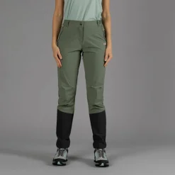 Pantaloni trekking ginocchia rinforzate da donna