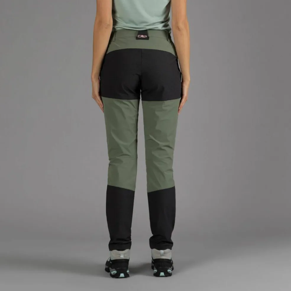 Pantaloni trekking ginocchia rinforzate da donna